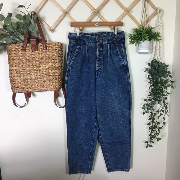 Vintage | Pleated Jeans P356 - Picture 1 of 15